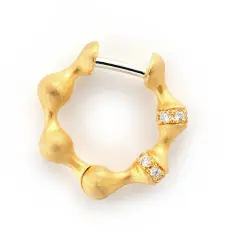 3479001 Kreolen 750 Gelbgold mit Brillanten